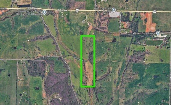 The 40-acre tract at Hwy 264 and Rocky Comfort Rd, Gentry, Arkansas