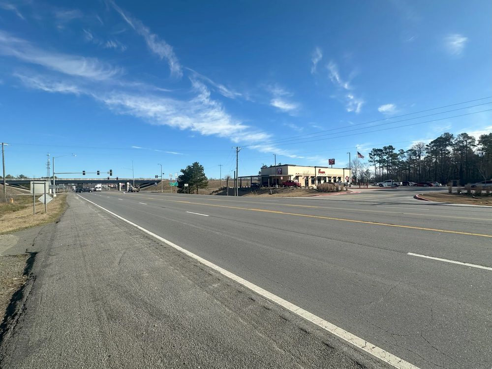 The 1.78-acre lot at 5703 S Olive St, Pine Bluff, Arkansas, next to Chick-fil-A